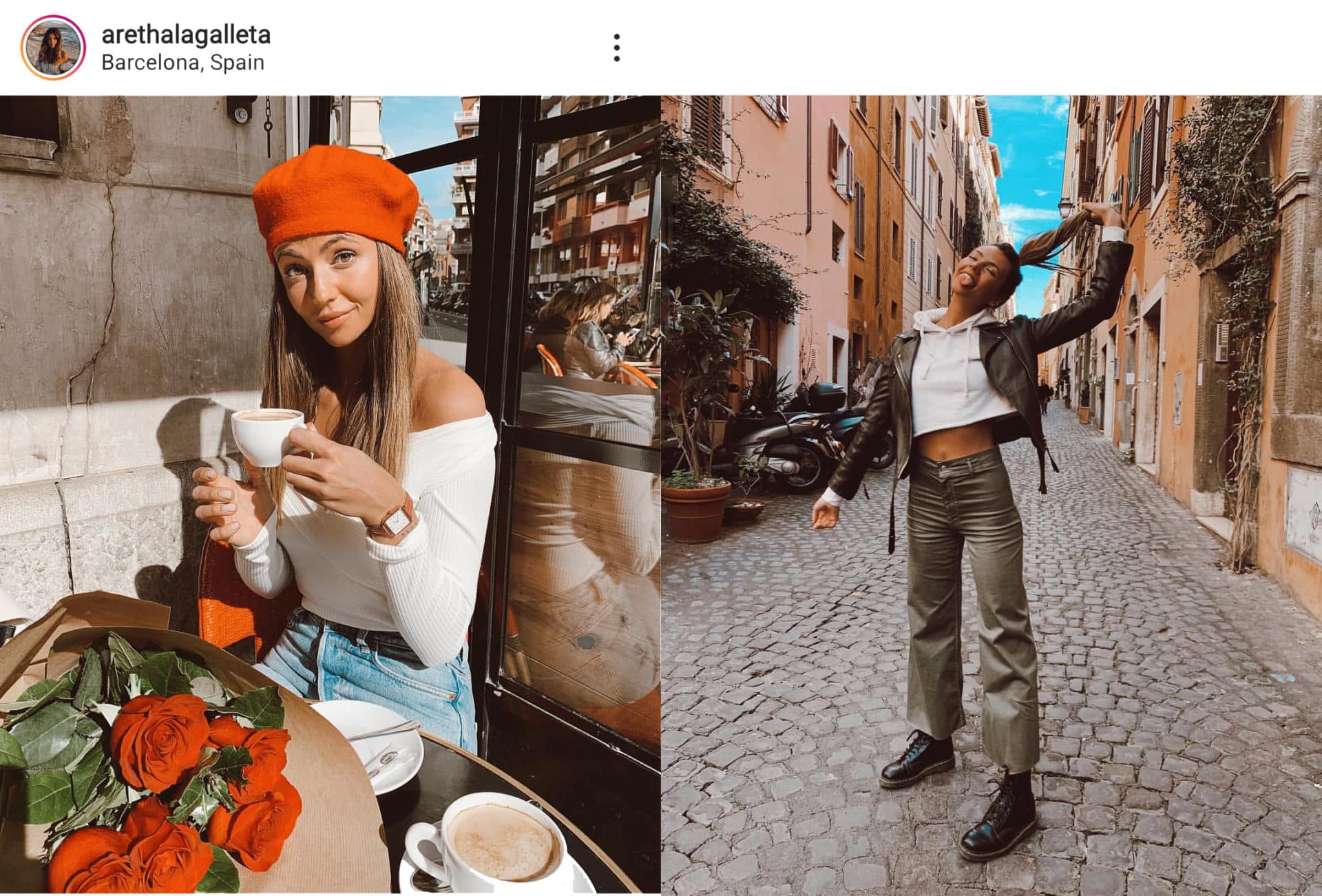 Perfil de Instagram de Aretha La Galleta